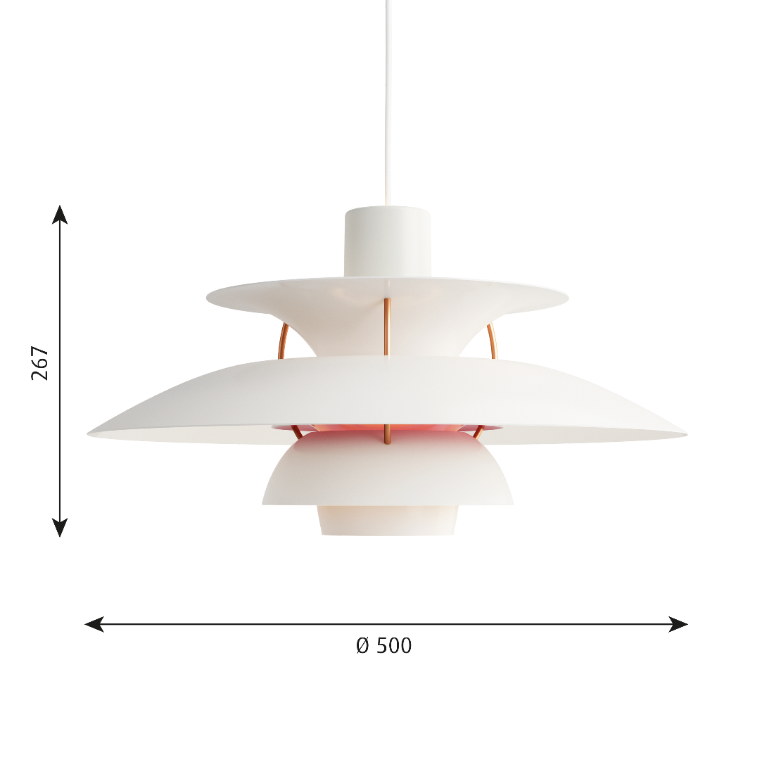 Louis Poulsen PH 5 ペンダントライト モダンホワイト【展示品】