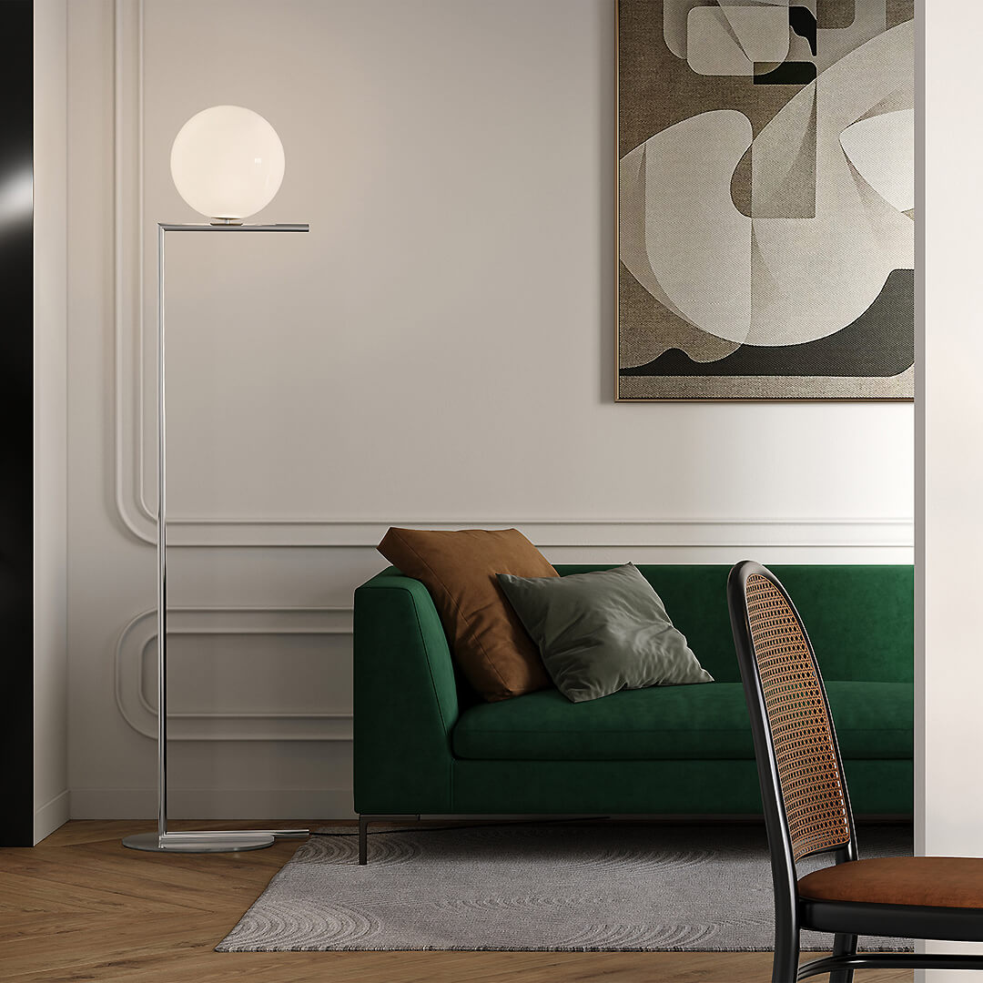 FLOS（フロス） IC LIGHTS F2 フロアランプ クローム