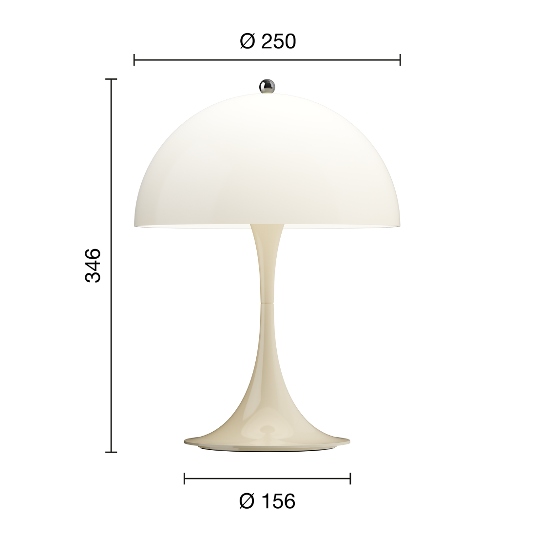 Louis Poulsen Panthella 250 ポータブルランプ【展示品】